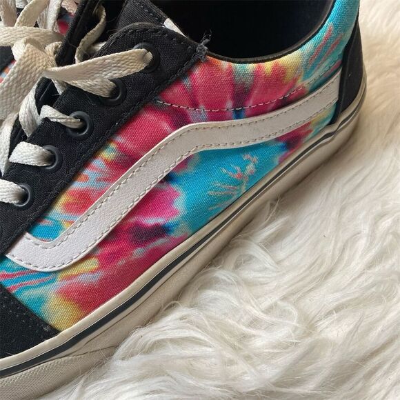 Vans Old Skool Women's Tie-Dye Skate Shoes Size 10 Multicolor Casual - Picture 5 of 9